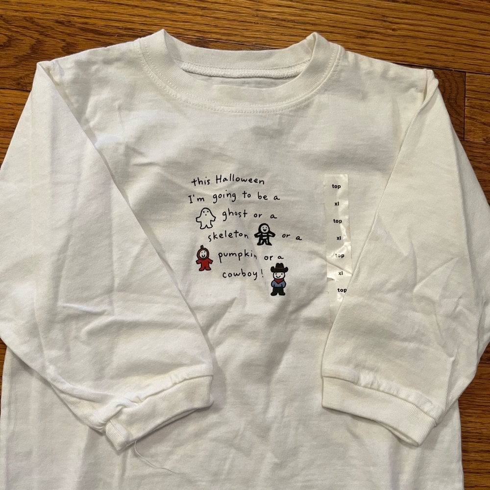 GAP Halloween Shirt. White. NWT. Size 18-24mths